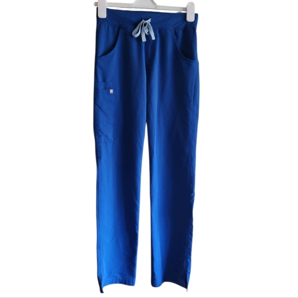 Figs Pants - FIGS Royal Blue Kade Cargo Scrub Pants